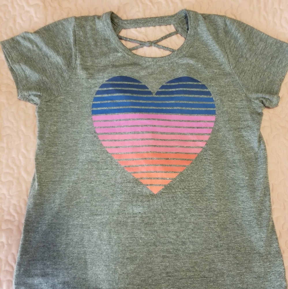 *SOLD*Chaser Open Back Heart Tee